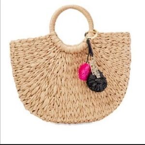 Victoria's Secret Straw Tote Bag